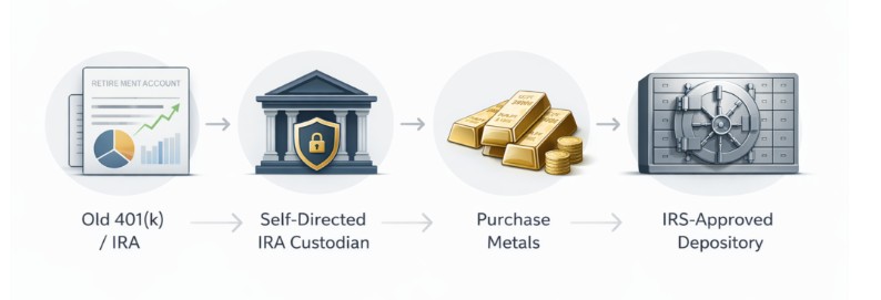 gold ira rollover process